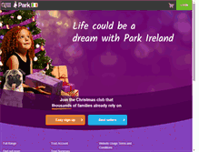 Tablet Screenshot of parkchristmas.ie